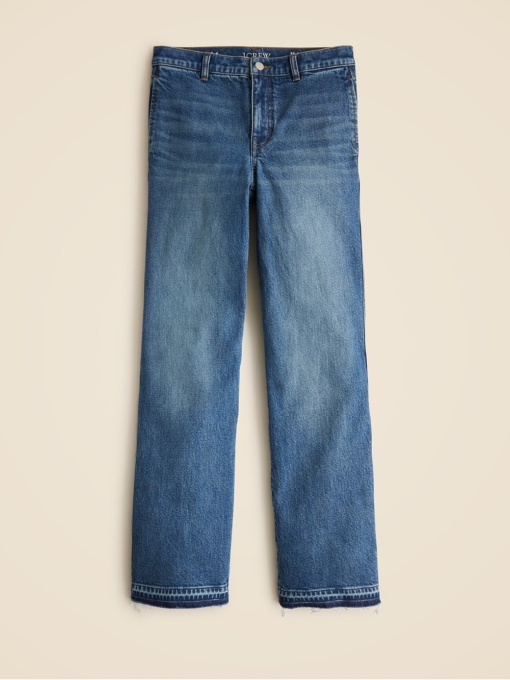 J. Crew Women's Medium Blue Wide-Leg Jeans